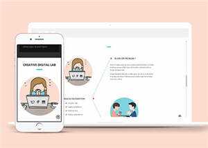 宽屏橙色产品展示企业源码模板下载 - Hope`Chen资源网