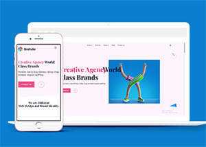 创意品牌广告设计公司网站模板 - Hope`Chen资源网