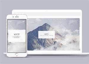 响应式轻量级图片相册HTML模板 - Hope`Chen资源网