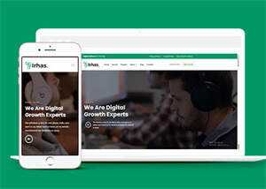 数字软件信息科技公司网站模板 - Hope`Chen资源网