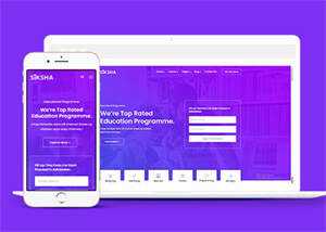 在线课程教育机构网站模板下载 - Hope`Chen资源网