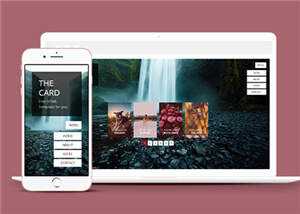 宽屏产品团队展示单页面响应式网页模板下载 - Hope`Chen资源网