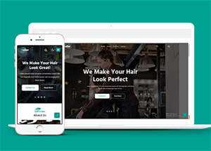 时尚美发理发博客HTML5网站模板 - Hope`Chen资源网
