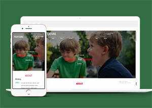 儿童教育学校静态网站模板下载 - Hope`Chen资源网