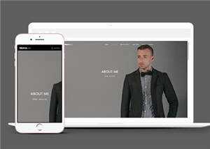 简约企业项目展示响应式网站模板下载 - Hope`Chen资源网