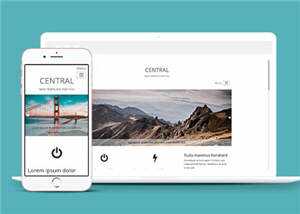 宽屏企业产品信息响应式网页模板下载 - Hope`Chen资源网