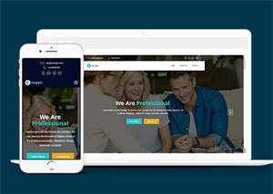 Bootstrap4互联网公司网站模板 - Hope`Chen资源网