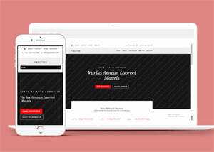 唯美休闲小清新网站模板下载 - Hope`Chen资源网