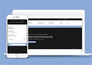 简洁浅蓝色企业CSS3网站模板 - Hope`Chen资源网