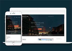 别墅物业管理公司网站模板下载 - Hope`Chen资源网