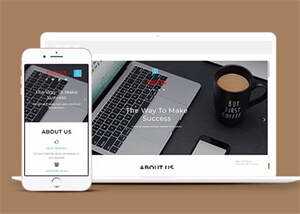 响应式国际金融理财类网站模板 - Hope`Chen资源网