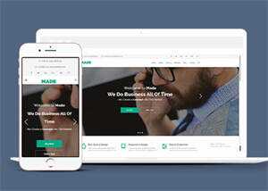 简洁商务印刷广告设计网站模板 - Hope`Chen资源网