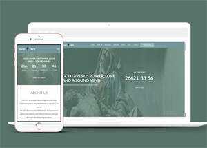 响应式宗教信仰爱好者网站模板 - Hope`Chen资源网