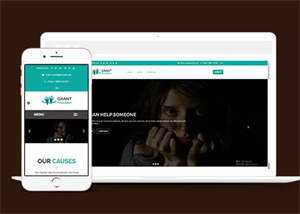 宽屏贫困儿童公益网站模板源码 - Hope`Chen资源网