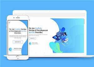 精制设计公司网站模板源码下载 - Hope`Chen资源网