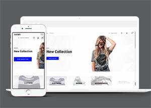 简洁高端时尚时装网店商城模板 - Hope`Chen资源网