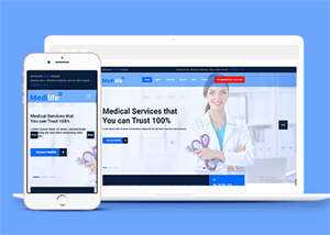 健康管理中心html5模板下载 - Hope`Chen资源网