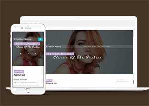 大气时尚优衣库网站模板下载 - Hope`Chen资源网