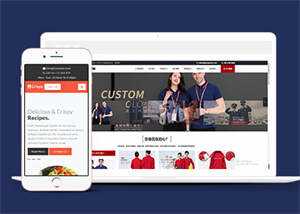 宽屏美食DIY制作网站模板下载 - Hope`Chen资源网