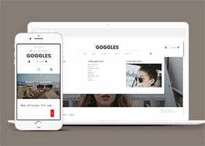 关于网上眼镜商城网站模板下载 - Hope`Chen资源网