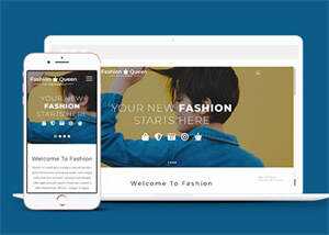 宽屏创意时尚服装网站模板下载 - Hope`Chen资源网