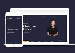 个人摄影师博客网页模板下载 - Hope`Chen资源网