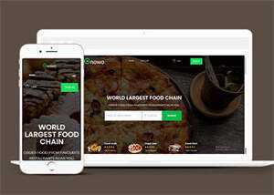 美食外卖订餐APP网页模板下载 - Hope`Chen资源网