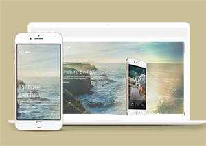 图片视差APP应用网站模板下载 - Hope`Chen资源网
