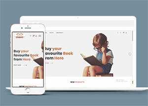 儿童书籍网上商店HTML5模板下载 - Hope`Chen资源网