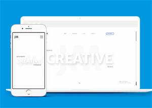 白色设计师个人作品集模板下载 - Hope`Chen资源网