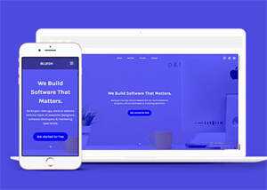 品牌设计公司企业网站页面模板 - Hope`Chen资源网