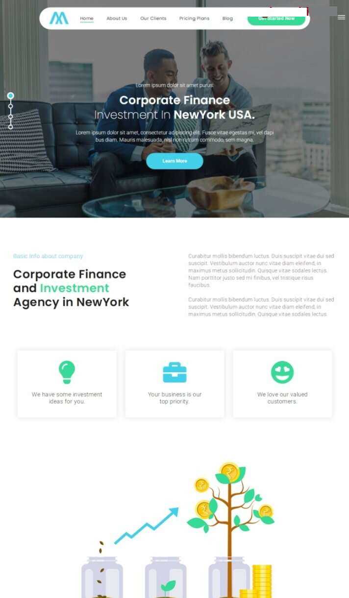 HTML5融资开发机构网站模板 - Hope`Chen资源网