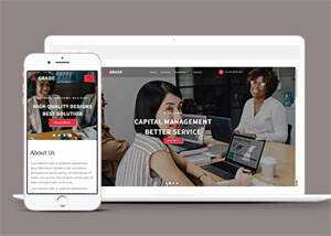 证券咨询服务机构网站模板下载 - Hope`Chen资源网