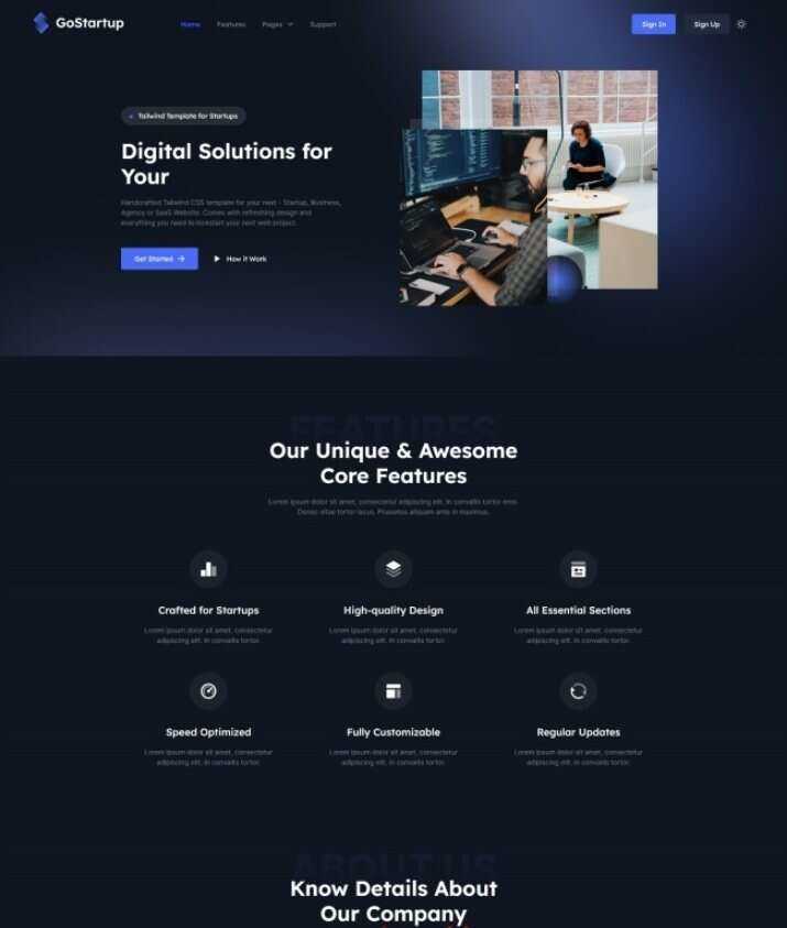 数字解决方案企业CSS模板 - Hope`Chen资源网