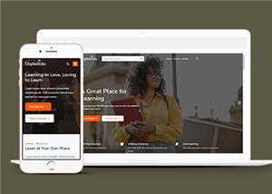 简洁心理学学习平台HTML网站模板下载 - Hope`Chen资源网