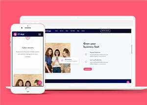 科技软件公司网页html模板下载 - Hope`Chen资源网