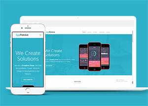 简洁通用手机app介绍展示网页模板 - Hope`Chen资源网
