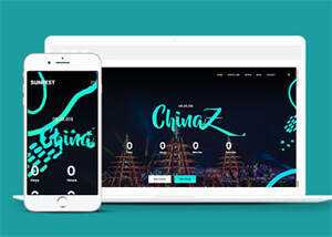 世界巡回演唱会票务专题模板 - Hope`Chen资源网