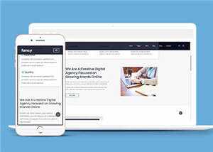 简约品牌网络商务营销网站html模板下载 - Hope`Chen资源网