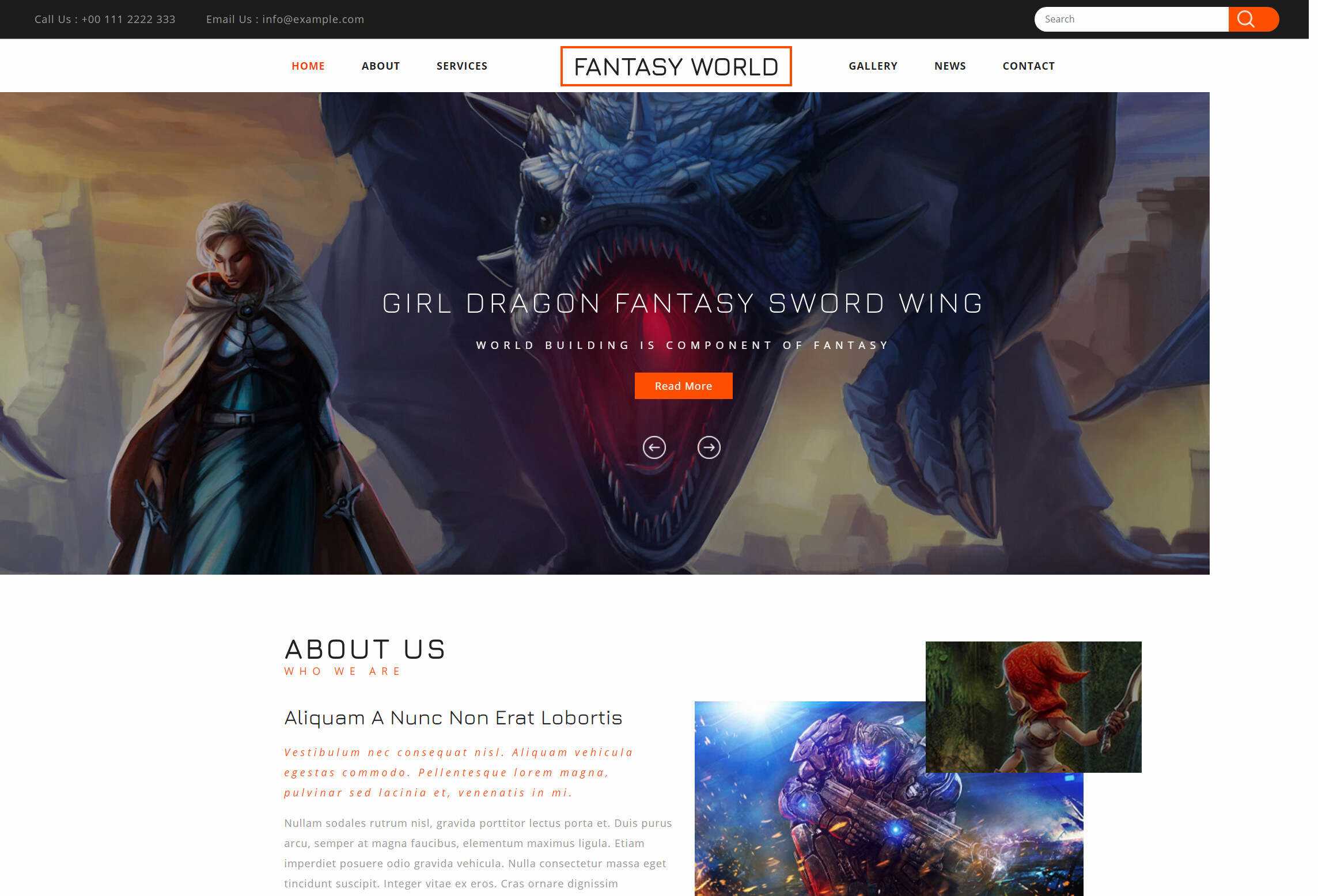 某游戏官网css+js全自适应 - Hope`Chen资源网