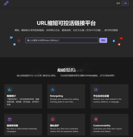 PHPShort轻量级网址缩短程序源码开心版 内含汉化包 - Hope`Chen资源网