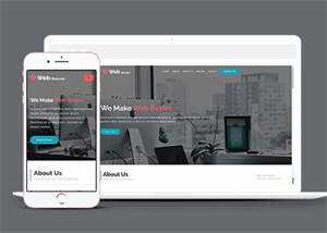 绿色创意设计机构网站模板源码 - Hope`Chen资源网