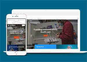 宽屏牙科诊所医疗网站模板下载 - Hope`Chen资源网