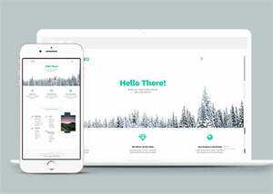 关于极简设计公司响应式模板下载 - Hope`Chen资源网