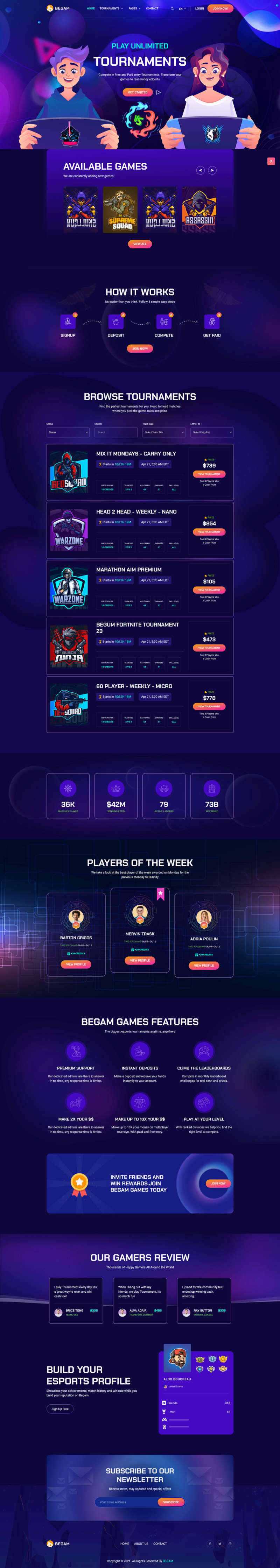 响应式的电子游戏产品销售平台HTML模板 - Hope`Chen资源网