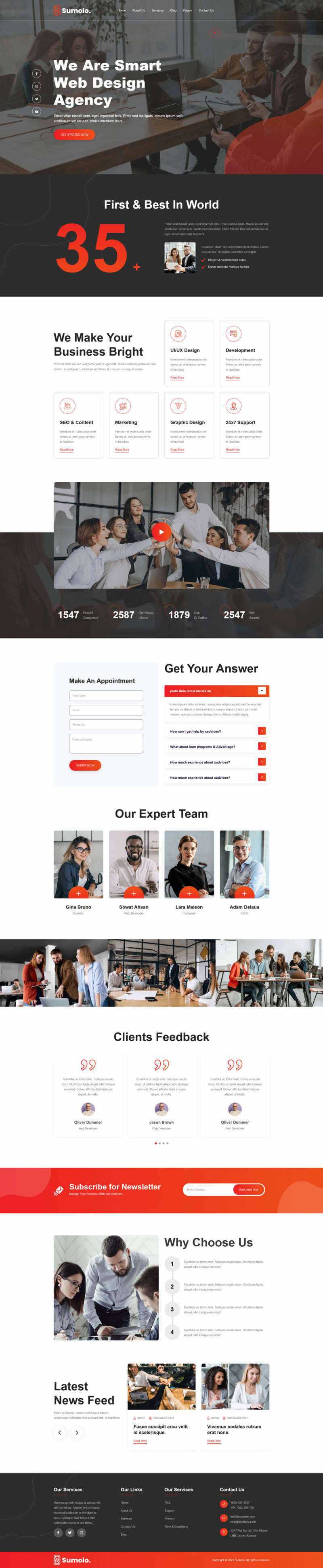 web软件应用开发公司官网html5模板 - Hope`Chen资源网