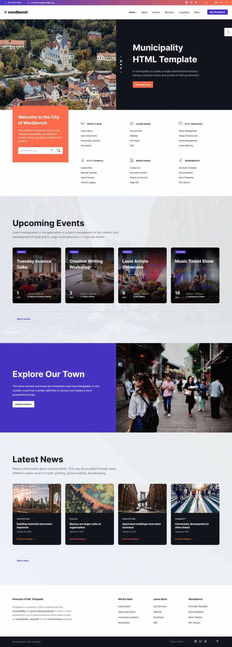 响应式本地生活社区类网页html模板 - Hope`Chen资源网