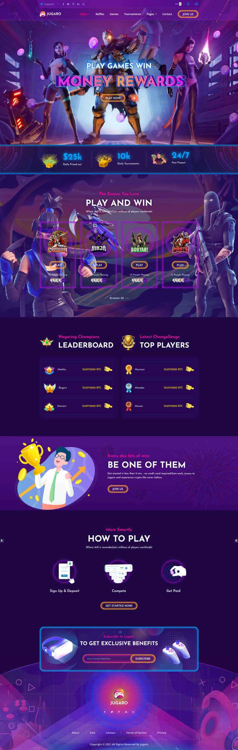 bootstrap响应式电子竞技游戏官网HTML模板 - Hope`Chen资源网