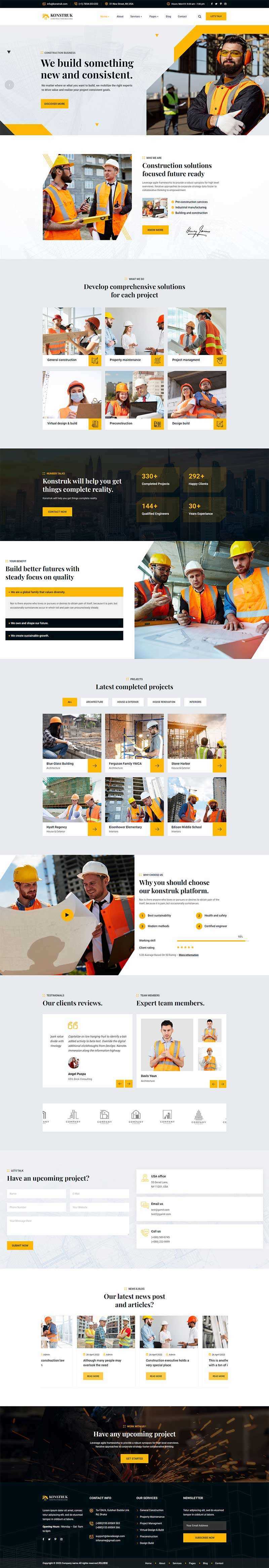 城市开发运营建筑公司网站html模板 - Hope`Chen资源网