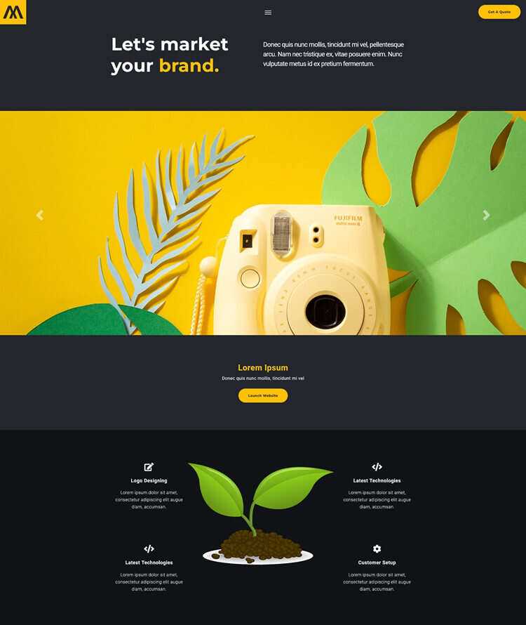 品牌营销策划服务公司网站html5模板 - Hope`Chen资源网